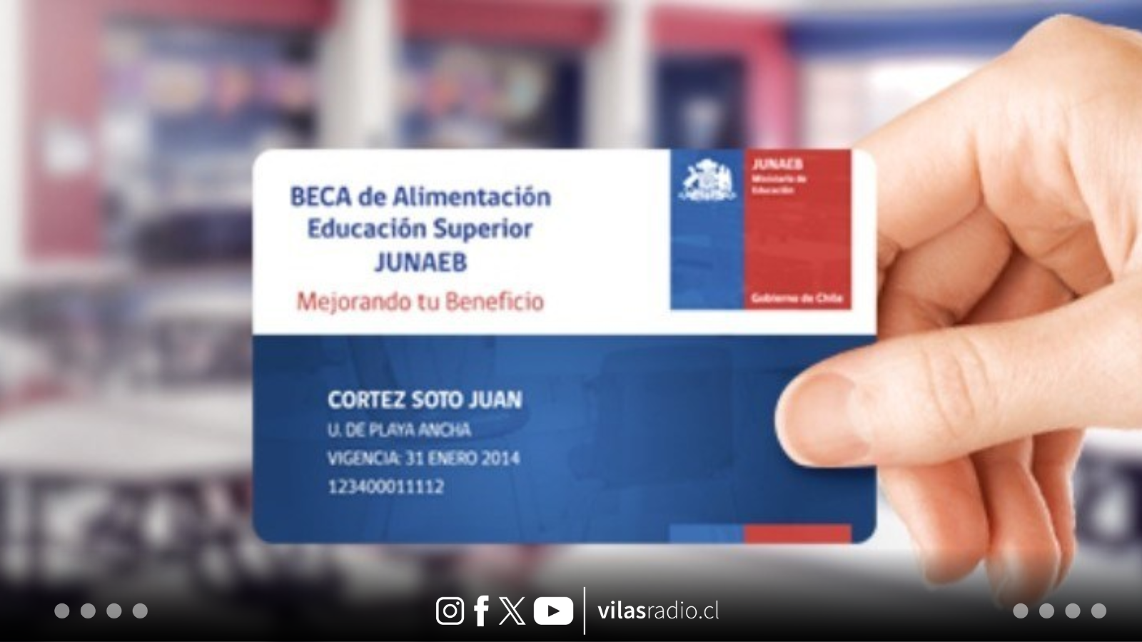 DESDE JUNAEB TARAPACÁ LLAMAN A RENOVAR LAS BECAS PERIODO 2024 Vilas Radio