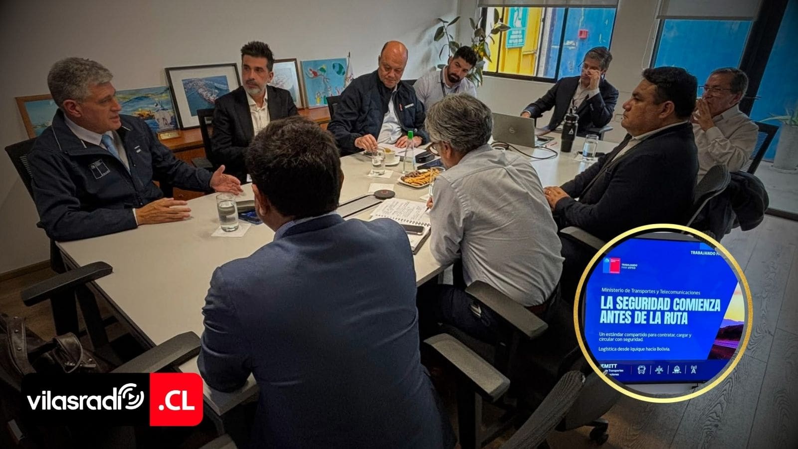 SEREMITT, ZOFRI Y PUERTO ACUERDAN NUEVAS MEDIDAS DE SEGURIDAD PARA CAMIONES INTERNACIONALES EN IQUIQUE